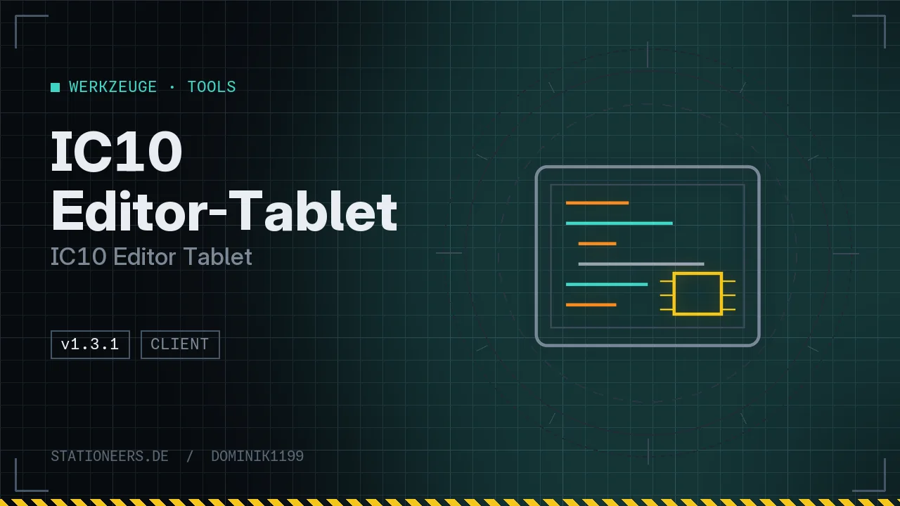 IC10 Editor-Tablet