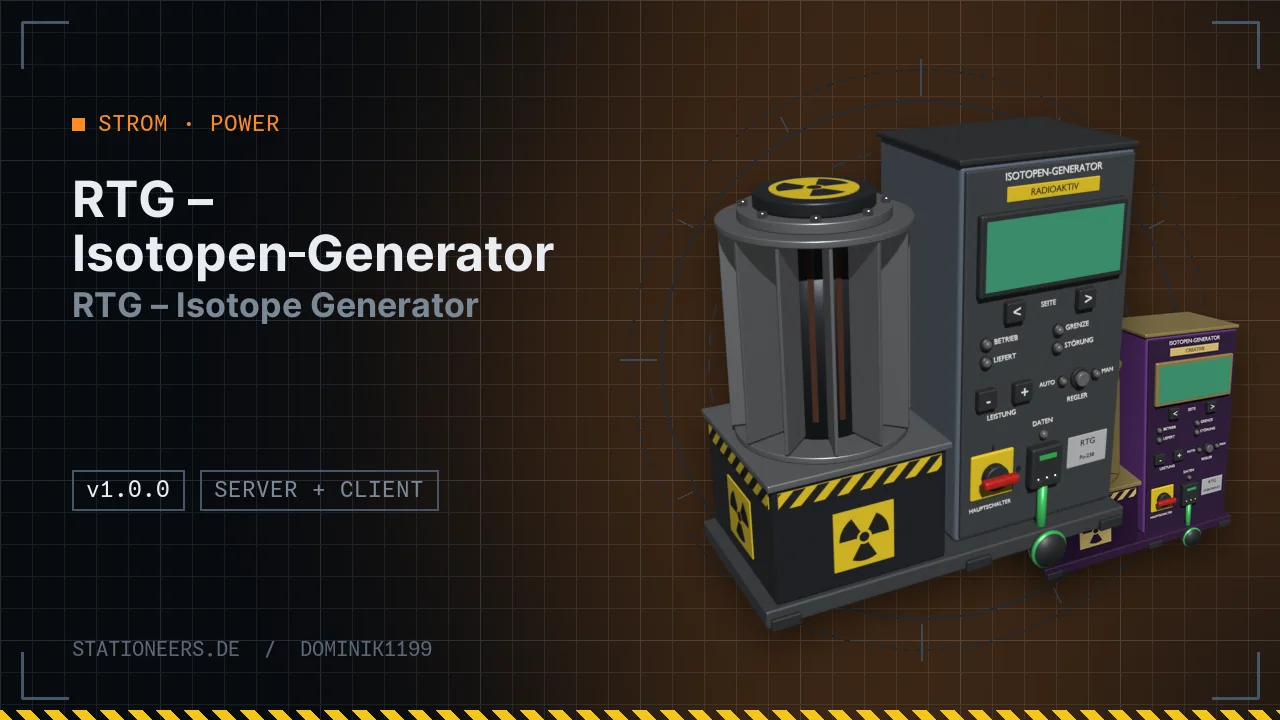 RTG – Isotopen-Generator